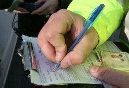 Permise reținute și zeci de amenzi în urma unei acțiuni a polițiștilor rutieri