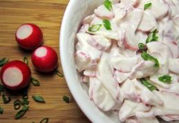 Salată de ridichi cu chefir