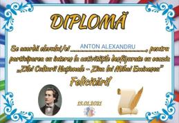 „Dor de Eminescu” la Școala Rădăuți-Prut - FOTO