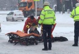 Bătrân de 82 ani, accidentat de o tânără șoferiță