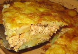 Musaca de cartofi cu carne