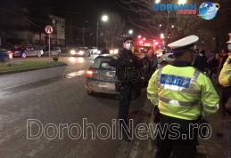 Autorități puse în alertă după o tamponare pe Bulevardul Victoriei din Dorohoi - FOTO