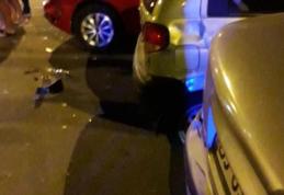 Un botoșănean s-a urcat beat la volan și-a lovit două mașini parcate