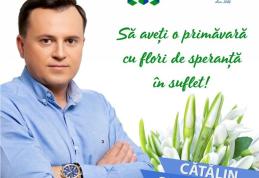 Cătălin Silegeanu: „O primăvara frumoasă vă doresc!”
