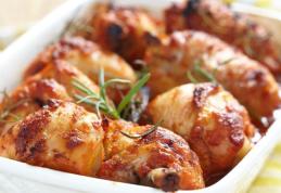 Pulpe de pui cu muștar la cuptor