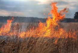 Anunț SVSU Dorohoi: Arderea vegetației uscate un pericol pentru cei din jur