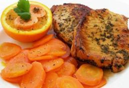 Friptura de porc cu morcovi