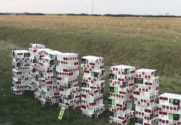 Ţigări în valoare de 145.000 lei descoperite la Româneşti