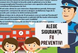 Poliţiştii botoşăneni alături de elevi în Săptămâna Altfel