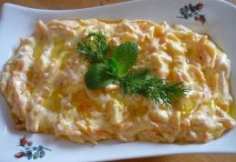 Salată turcească cu morcovi și iaurt