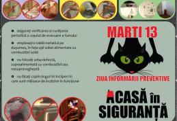 Ziua informării preventive: „ACASĂ ÎN SIGURANȚĂ!”