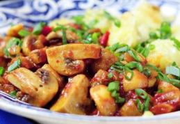 Tocăniță de ciuperci de post