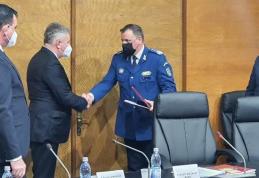 Fostul șef al Jandarmeriei Botoșani a fost decorat cu Emblema de onoare a Ministerului Afacerilor Interne - FOTO