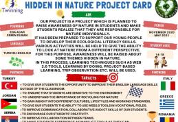 Elevi și profesori de la Colegiul Național „Grigore Ghica” Dorohoi implicați în proiectul eTwinning „HIDDEN IN NATURE ” - FOTO