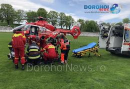 Femeie din Iezer preluată de urgență de elicopterul SMURD - FOTO