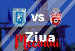 FC Botoșani joacă astăzi, în deplasare, împotriva celor de la Universitatea Craiova