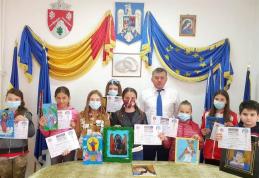 IBĂNEȘTI: Câștigătorii concursului de pictură pe sticlă „Icoana-Lumina Credinței”
