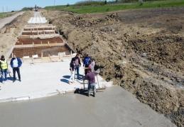 Lucrări complexe la alunecarea de teren de pe DJ 296, Roma - Nicșeni - FOTO