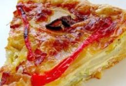 Tartă de cartofi și roșii