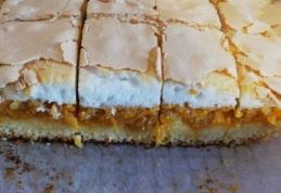 Prăjitură cu mere și bezea