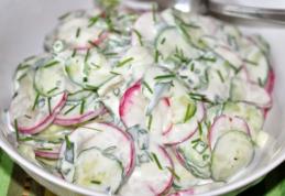 Salată de ridichi cu chefir