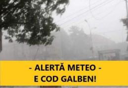 Cod Galben de ploi până mâine seară în Județul Botoșani