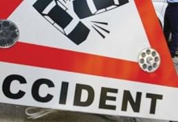 Accident la Văculești produs de un șofer în stare de ebrietate