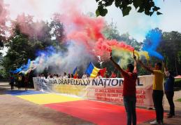 Organizația PSD, alături de botoșăneni de Ziua Drapelului Național - FOTO