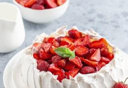 Pavlova cu căpșuni