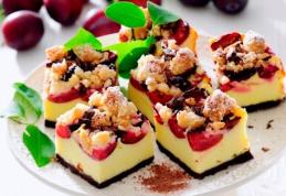 Cheesecake cu prune