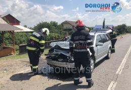 Accident în Dealu Mare – Dorohoi. Impact între două mașini după o neatenție în trafic - FOTO