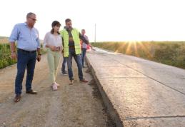 Doina Federovici „Noi chiar facem ceea ce am promis: asfaltăm drumul prin Prăjeni” - FOTO