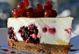 Cheesecake cu mascarpone și cireșe