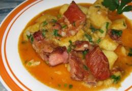 Mâncărică de cartofi cu afumătură