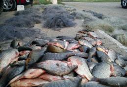 Bărbați amendați de jandarmi pentru braconaj pe râul Prut