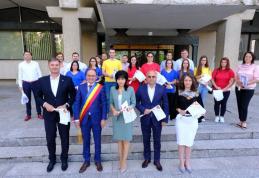 Imnul „Deșteaptă-te, române!” cinstit de social-democrații botoșăneni - FOTO