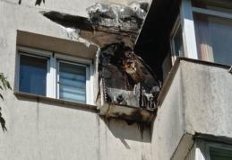 Panică într-un bloc din Botoșani după ce un aparat de aer condiționat a luat foc