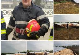 14 vaci salvate de un pompier dorohoian aflat în concediu de odihnă