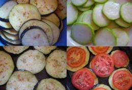 Vinete și dovlecel la cuptor