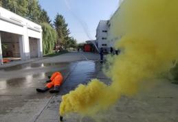 Desfășurare impresionantă de forțe la exercițiul ISU. Mai multe persoane surprinse de o explozie produsă la stația de biogaz din Dorohoi – FOTO