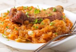 Varză scăzută cu carne de porc