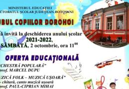 Ziua porților deschise la Clubul Copiilor Dorohoi