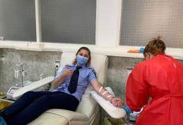 Jandarmii botoșăneni s-au alăturat campaniei „Donează sânge, salvează o viață!” - FOTO