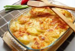Cartofi gratinați