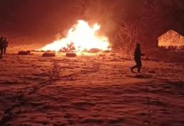 O țigară aprinsă, aruncată la întâmplare, a transformat în scrum opt tone de furaje