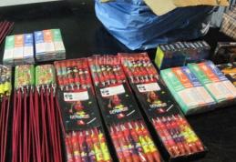 Tânără prins în flagrant când vindea o cantitate mare de artificii