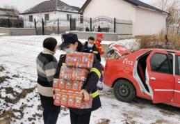 Misiune de suflet a pompierilor botoșăneni, la Flămânzi - FOTO