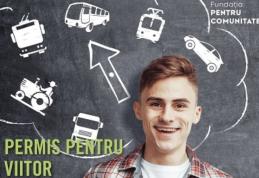 Permis pentru viitor - Plătim școala de șoferi pentru tineri din medii defavorizate