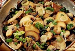 Ciupercuțe la tigaie