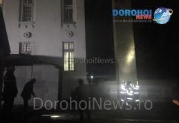 Incendiu la coșul de fum al Centrului de Îngrijire și Asistență din comuna Vârfu Câmpului - FOTO